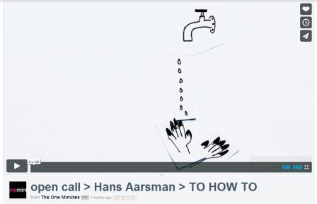 How to in One Minute met Hans Aarsman SCREENSHOT via Vimeo