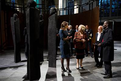 Prinses Beatrix mocht de tentoonstelling officieel openen CREDITS: Nieuwe Kerk