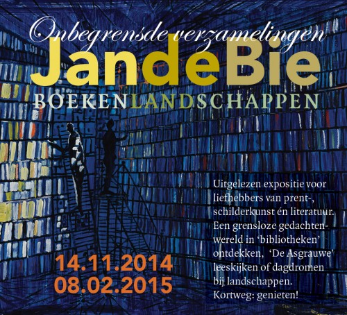 Jan de Bie biedt een landschap in een boek CREDITS: Breda's Museum