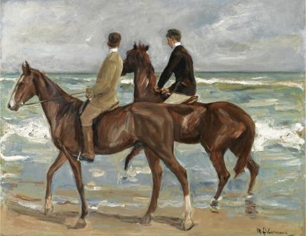 Zwei Reiter am Strand van Max Liebermann, op zoek naar een nieuwe eigenaar CREDITS: Sotheby's