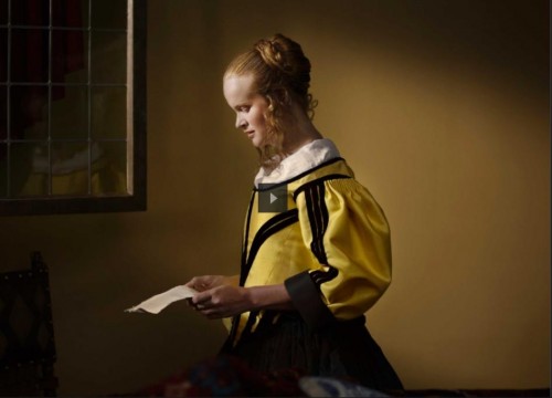 Een 'still' uit Framing Vermeer van Menno Otten  CREDITS: Menno Otten via Museum Prinsenhof Delft