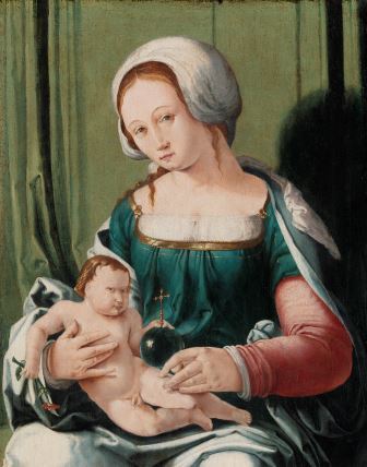 Madonna met Kind, Lucas van Leyden, ca. 1530 CREDITS: Rijksmuseum