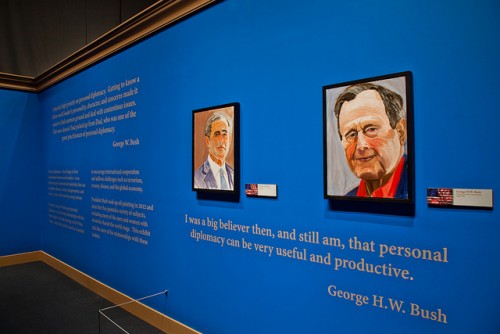 Een onderdeel van de expositie FOTO: Kim Leeson voor George W. Bush Presidential Center