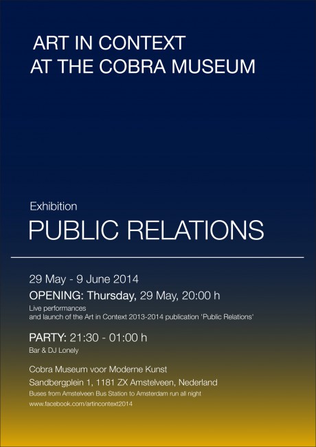 Art in Context CREDITS: Gerrit Rietveld Academie/Cobra Museum