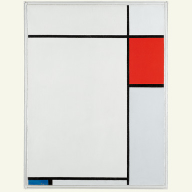 Compositie in Rood, Blauw en Grijs door Piet Mondriaan CREDITS: Sotheby's