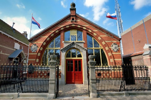 De voorgevel van het Czaar Peterhuisje in Zaandam CREDITS:  Zaans Museum