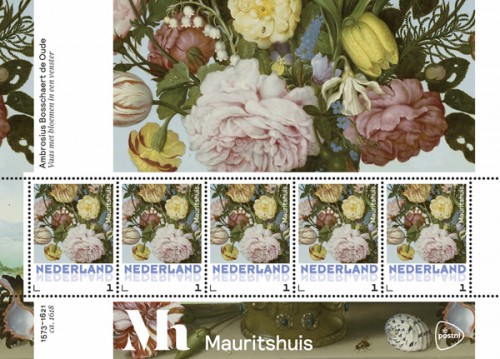De postzegel van Ambrosius Bosschaert de Oude CREDITS: PostNL