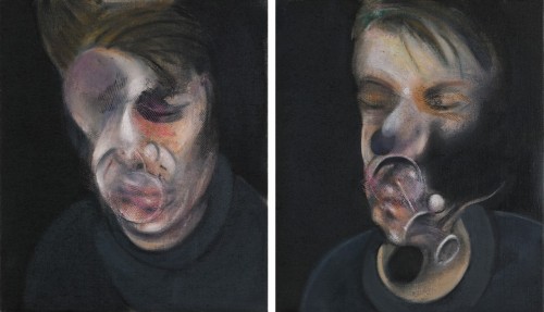 Two Studies for a Self-Portrait by Francis Bacon CREDITS: Sotheby's Londen