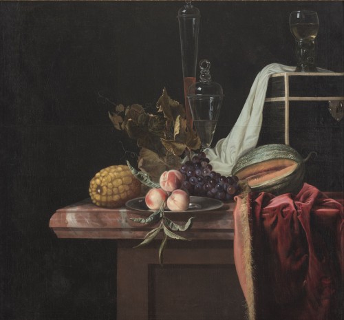 © Henri de Fromantiou, Stilleven met fruit en glas, 1670-1680, foto Peter Cox, Collectie Bonnefantenmuseum
