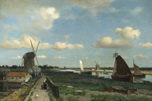 Jan Hendrik Weissenbruch, The Trekvliet, 1870, oil on canvas, 94.9 x 128.7 cm, Gemeentemuseum Den Haag.